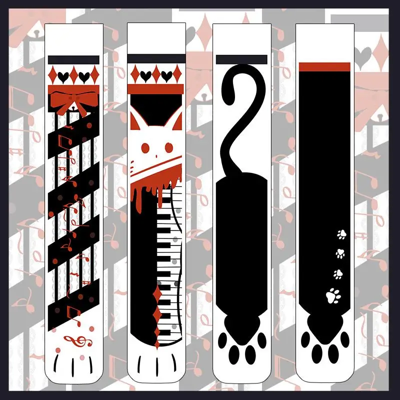 Women Socks Stockings Thin Thigh High Over the Knee Socks Long Nylon Stockings for Girls Female High Stockings Hot Sale Gift Cat