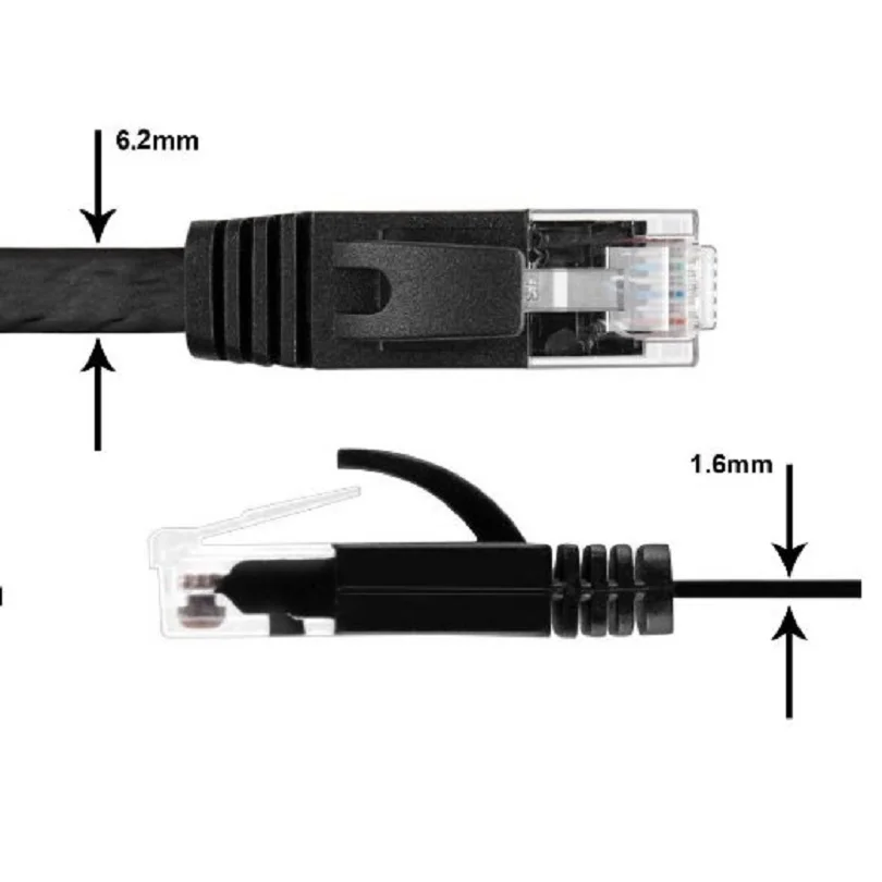 0.25m1.5ft1m 2M 3m10ft 5m10m15m20mPure bakır tel CAT6 düz UTP Ethernet ağ kablosu RJ45 Patch LAN kablosu siyah/beyaz renkli