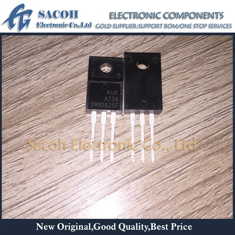 New Original 10Pcs/Lot SMK1625 SMK1625F TO-220F/TO-263 16A 250V Power MOSFET Transistor