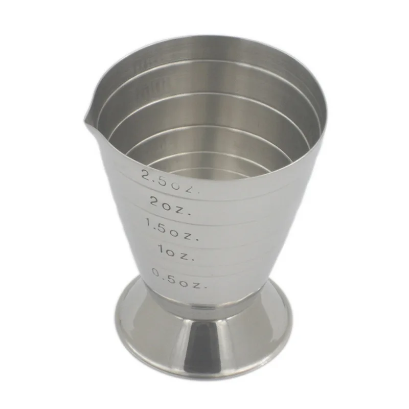 Magic mirror steel measuring cup multifunction scale metal measuring cup bar Accessories