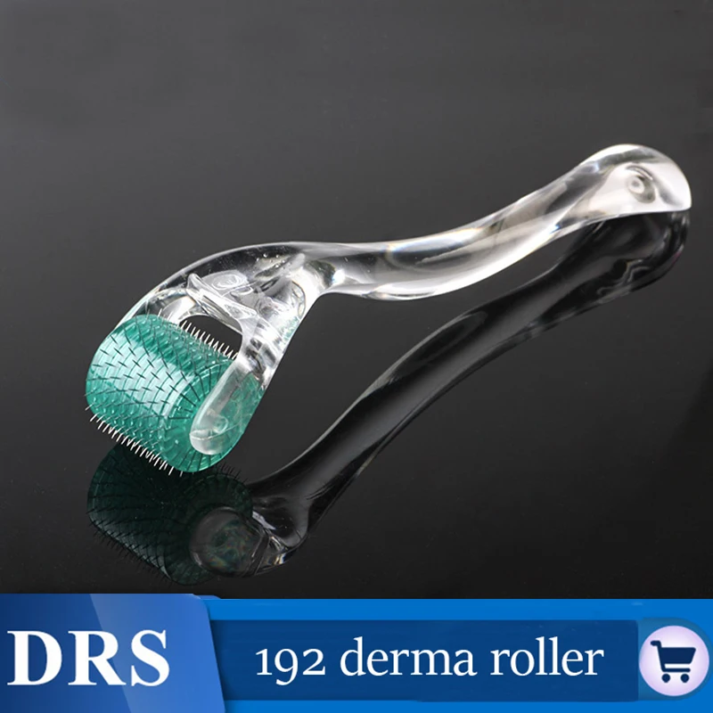 DRS 192 Derma Roller Gesicht Massage Roller Haar Nachwachsen Bart Wachstum Anti Haarausfall Behandlung Schönheit Werkzeug