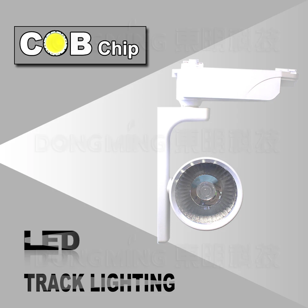 

100pcs/lot Wholesale price AC85-265V Novelty light COB Led Track Light Spot Wall Lamp 30W 2200lm China supplier new design