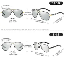 Photochromic HD Polarized Sunglasses for Men Women #4