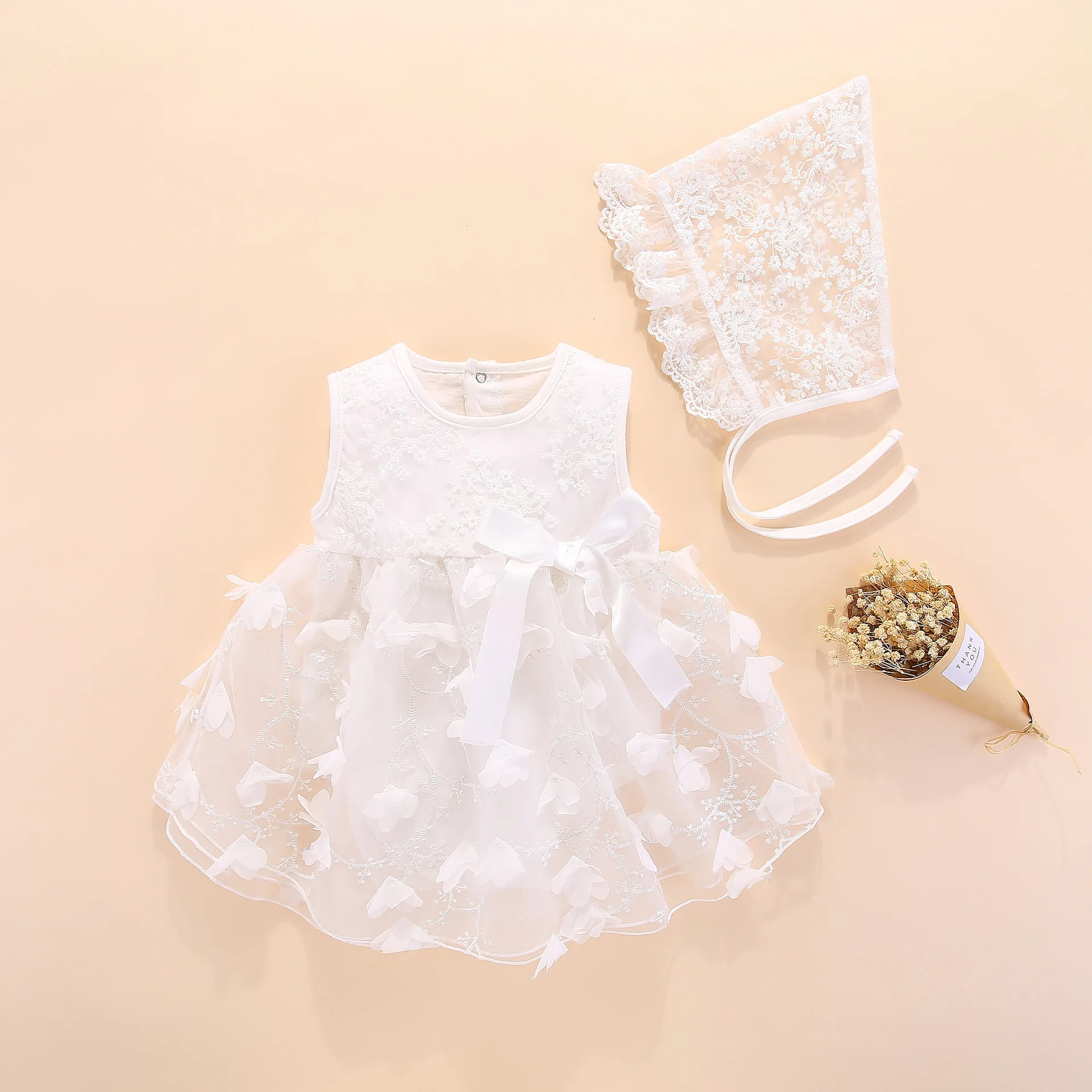 newborn baby girl dresses clothes summer with flower 0 3 6 month baby girl dress for party and wedding princess style clothes