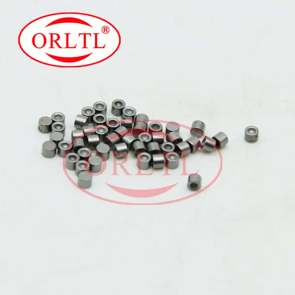 ORLTL 10 PCS F00VC21001 Fuel Injector Ball Seat 1.34mm F 00V C21 001 F00VC21002 1.5mm For Bosch Diesel Injector 0445110/0445120