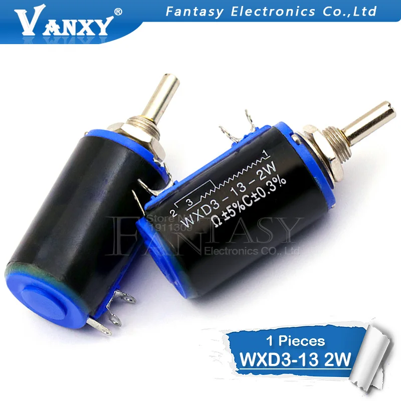 1pcs WXD3-13-2W 100 200 220 470 680 1K 2.2K 3.3K 4.7K 5.6K 6.8K 10K 22K 33K 47K 100K Ohm WXD3-13 2W Wirewound Potentiometer