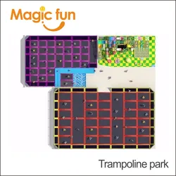 Children Playground Park High Jumping Indoor Trampoline