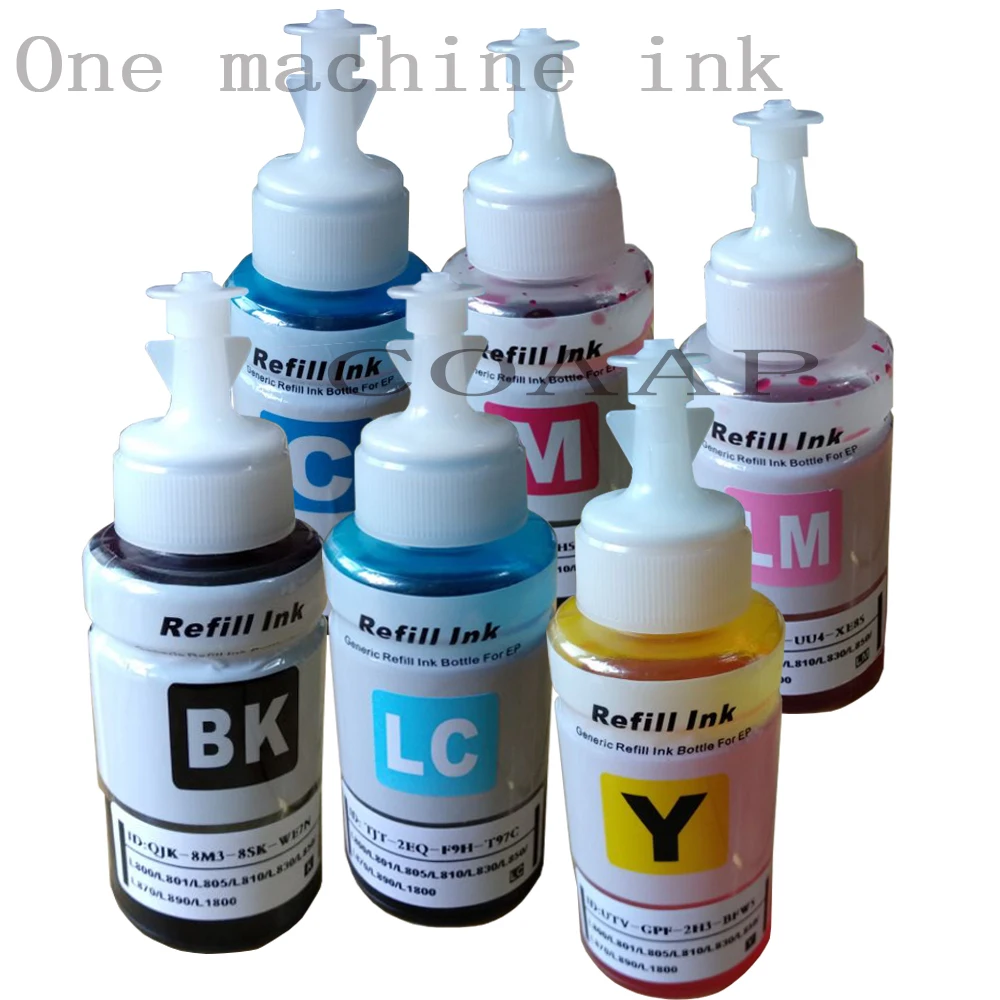 Compatible T6641 T6642 T6643 T6644 T6645 T6646 inks Kit for EPSON ET-2500 ET-2550 ET-4500 ET-4550 ET-1400 series Printer