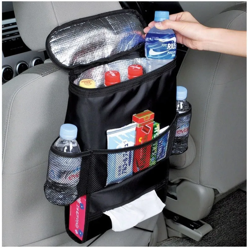 Car Seat Back Bag Organizer Multi Pocket Cooler Oxford Cloth Bag Car Styling For Hyundai elantra ix35 solaris accent i30 ix25