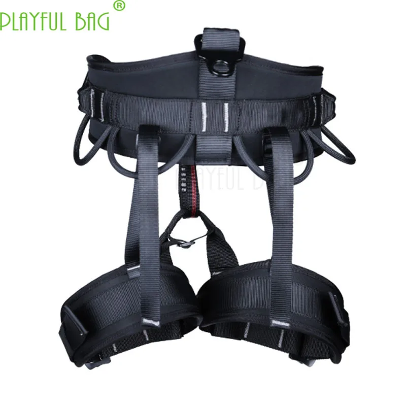 Outdoor indoor climbing equipment speed drop expansion high altitude operation safety belt half body caving safety belt ZL40