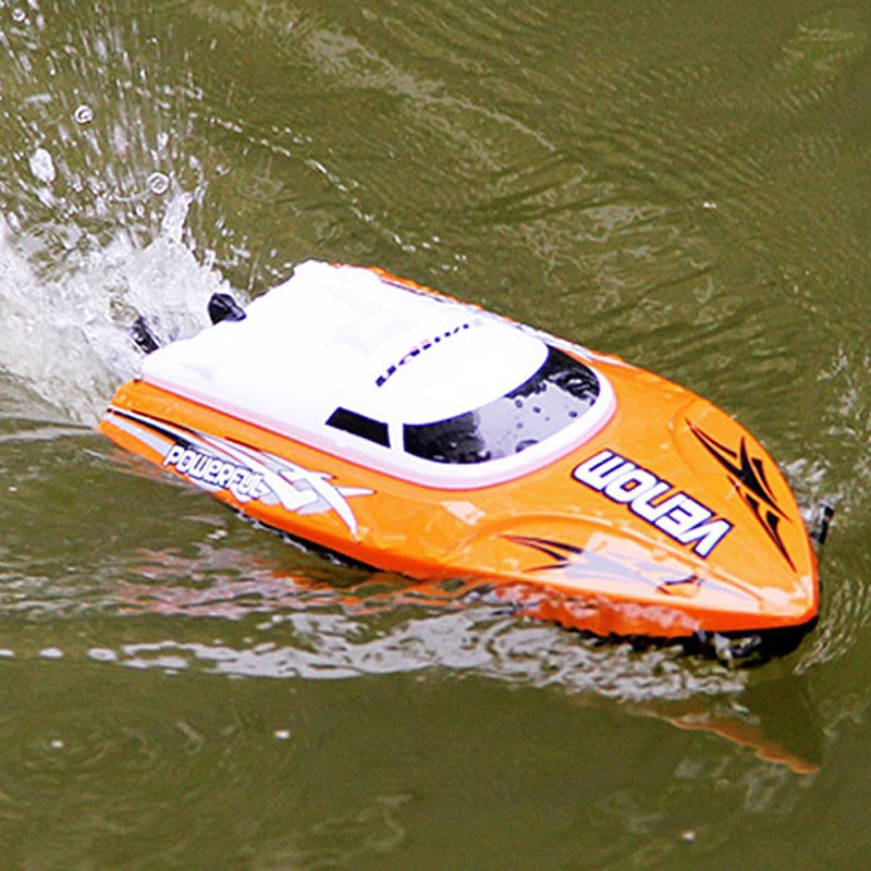 RC Boat UDI 001 Remote Control Boat Tempo Power Venom 2.4G Mini RC Speedboat with Auto Rectifying Deviation Direction Function