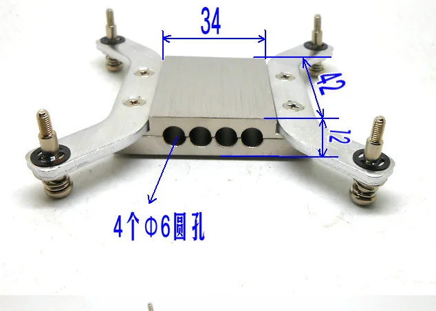 무료 배송 1155 1150 200mm 히트 파이프 라디에이터 DIY 키트, 모든 알루미늄 섀시 빌드 음소거 컴퓨터 CPU 라디에이터와 호환