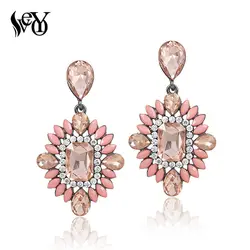 VEYO Acrylic Crystal Earrings For Women Vintage Earrings Classic High Quality Brincos Pendientes