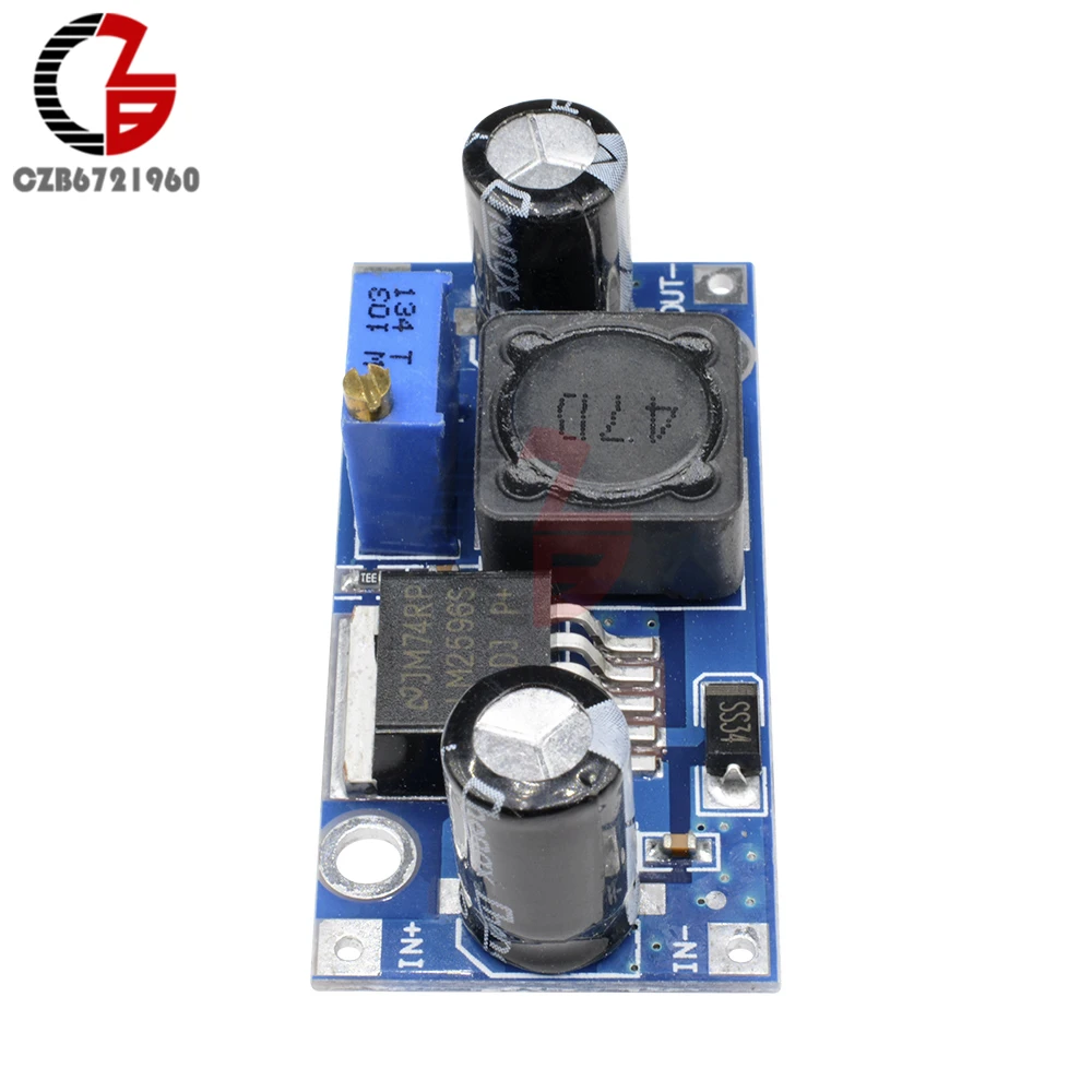 LM2596 DC-DC Buck Converter 5V 12V 24V Step Down Power Supply Transformer Voltage Regulaotor Converter 4-35V to 1.23V-30V