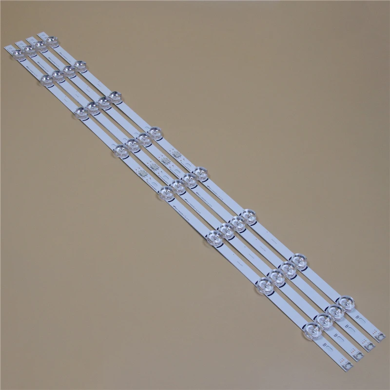 

For LG 42“ TV LED Light Bars For LG 42LY310C 42LY320C 42LY330C 42LY331C -ZA CA LED Backlight Strips Kit 8 LED Lamps Lens 8 Bands