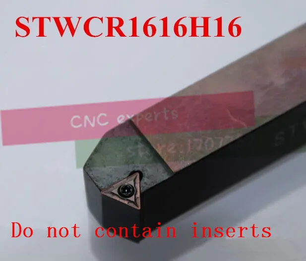 STWCR1616H16 16*16mm Metal Lathe Cutting Tools Lathe CNC Machine Turning Tools External Turning Tool Holder S-Type STWCR