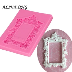 1Pcs DIY Vine shape Frame 3D Silicone Mold Craft Mold Fondant Cake Decorating Tools Chocolate Candy Gumpaste Molds D1019