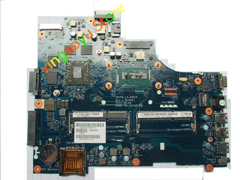 For Dell For Latitude 3540 Laptop Motherboard DDR3L SR170 i3-4010U ZAL00 LA-A491P CN-0TXW71 0TXW71 100% Test OK