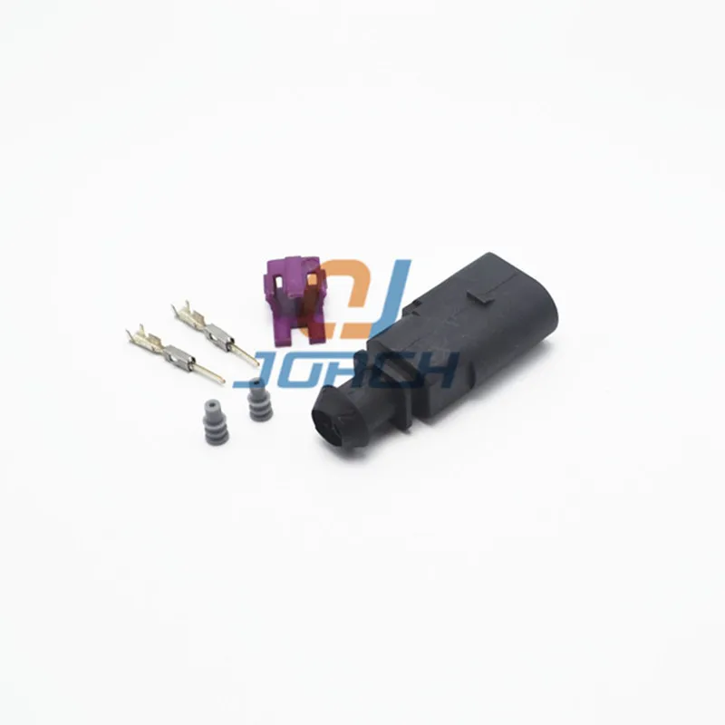 10sets 2pin automotive trunk plug connector 1J0973802 forignition coil connectors 1J0 973 802