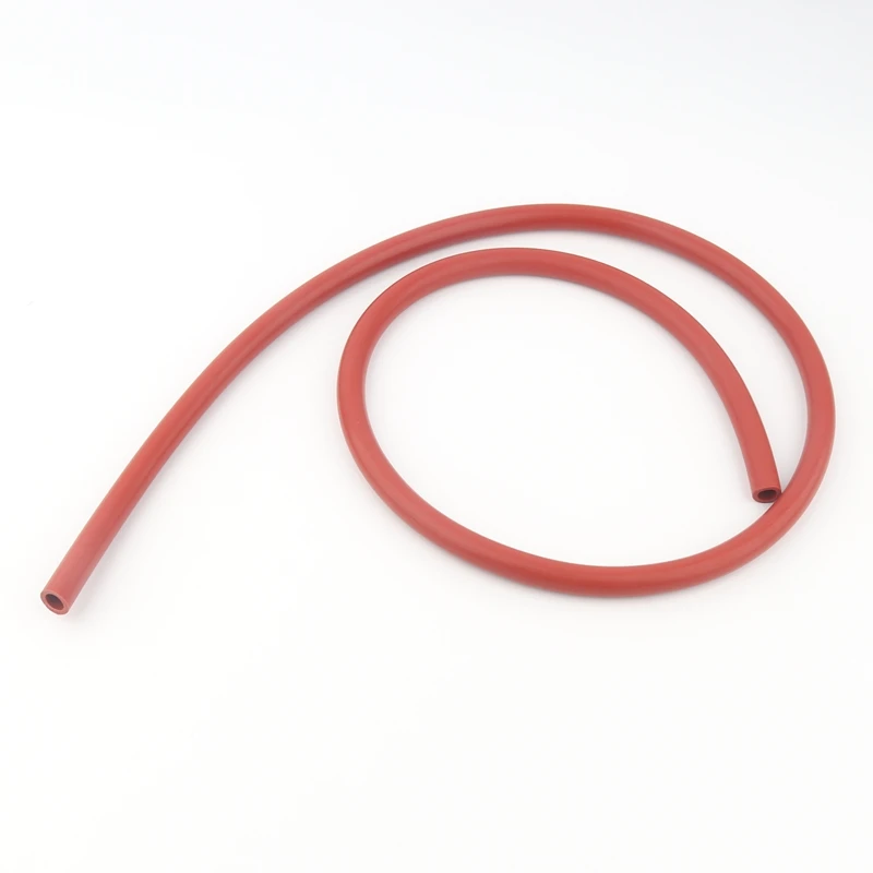 

5m Inter Dia 2.5 3 4 5 6 7mm Thickened Silica Gel Hose Rusty Red Non-Toxic Industrial Water Treatment Irrigation Mechanical