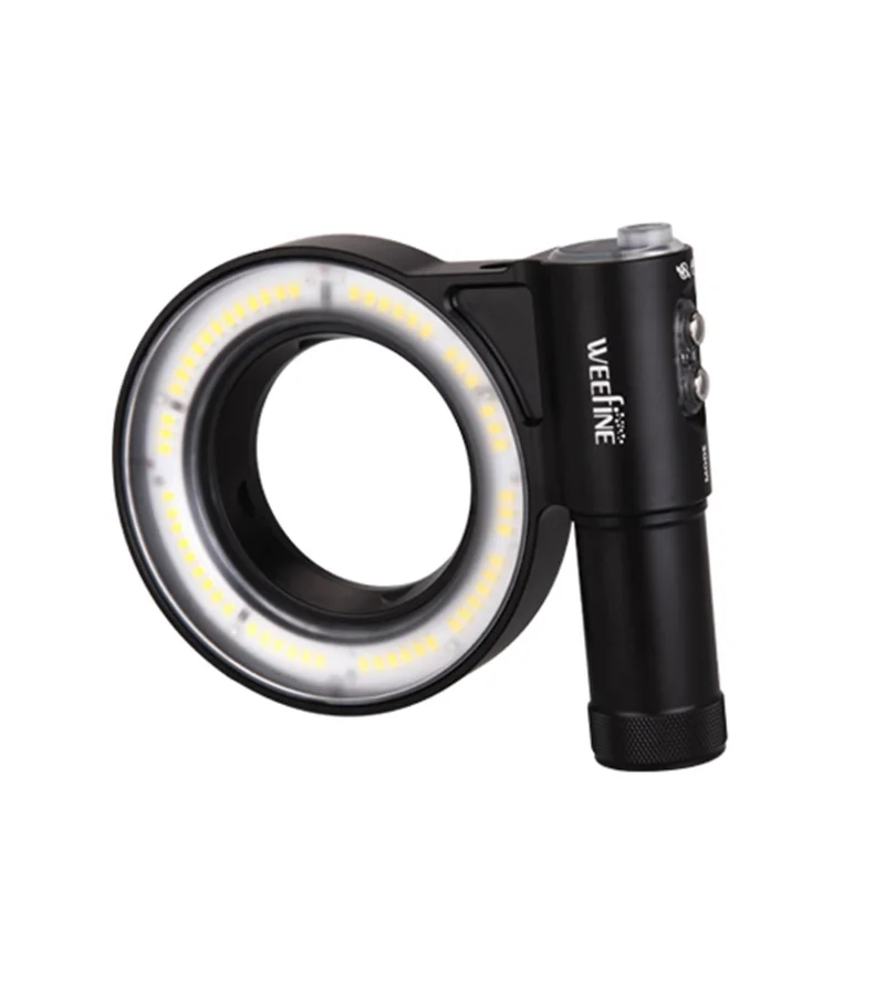 Weefine Ring Light 3000 V2 Lumens Video Light Underwater Scuba Lighting Dive Gear