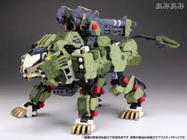 BT 1/72 ZOIDS Liger Zero Panzer Assembled model Anime Action Figure Birthday Christmas gift image 2