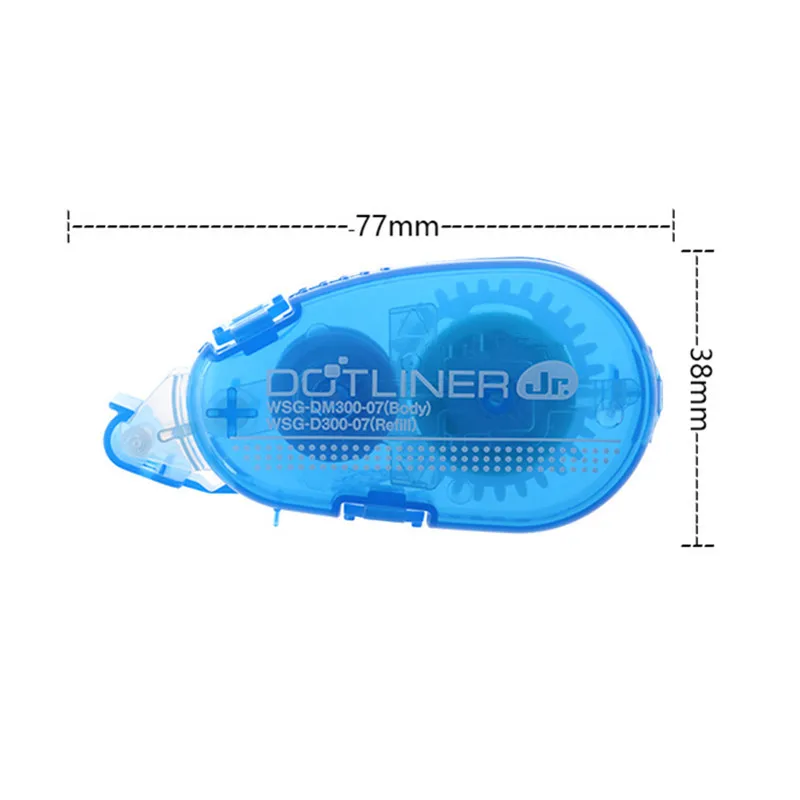 2 Stks/pak Dubbelzijdig Adhesive Dots Stick Roller, Permanente Lijm Applicator, Lijm Tape Dispenser, Navulbare, 6Mm X 8M