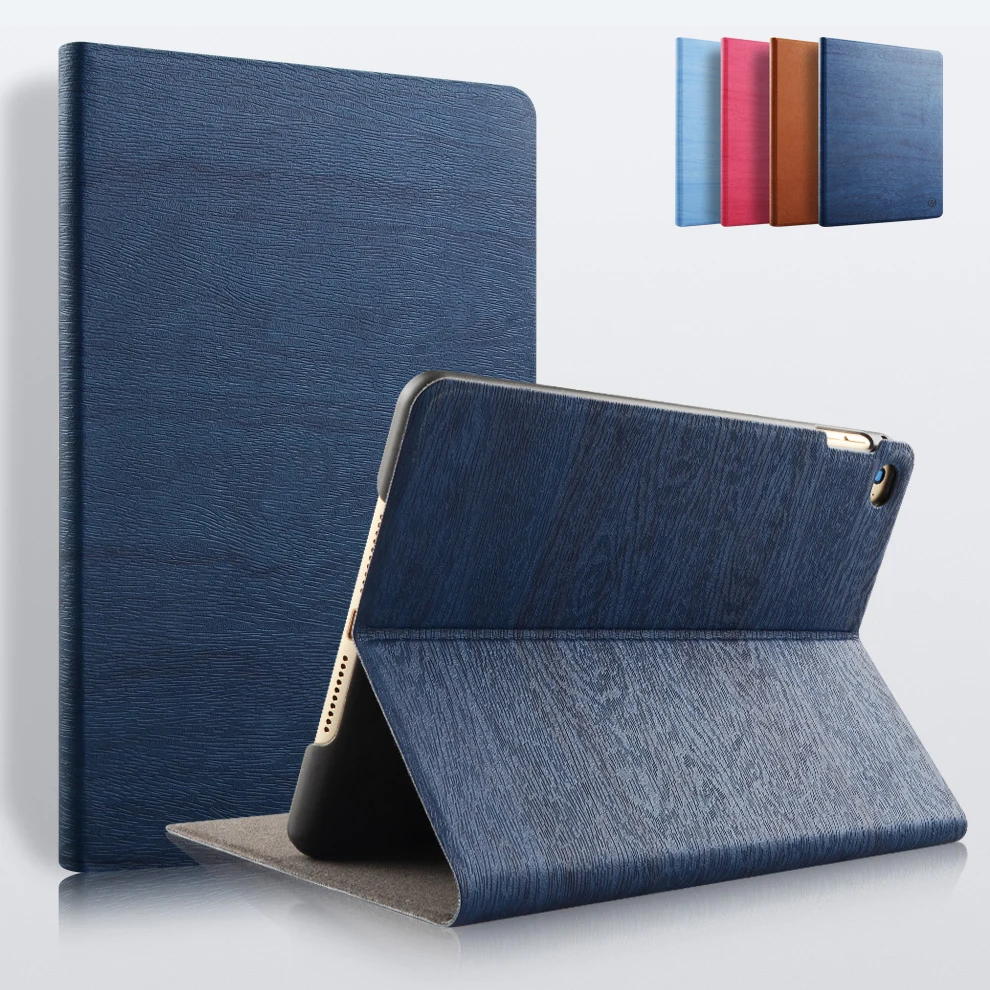 Case For iPad 9.7 inch Air / Air2, PU Cover Case Smart Cover wake up sleep model A1474 A1475 A1476 A1566 A1567