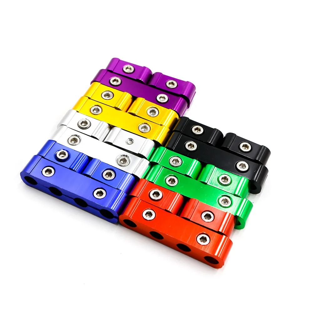 Engine Spark Plug Wires Separator Divider Clamp Kit for 8mm 9mm 10mm Purple Black Red Golden Silver Blue Green BX100349