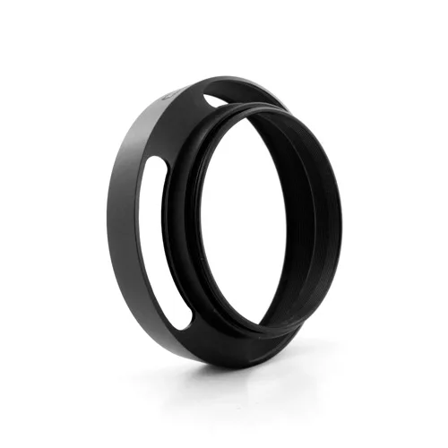 Parasol de lente de Metal curvado con ventilación, 62mm, para Leica, Leitz, Panasonic, Pentax, Olympus, color negro