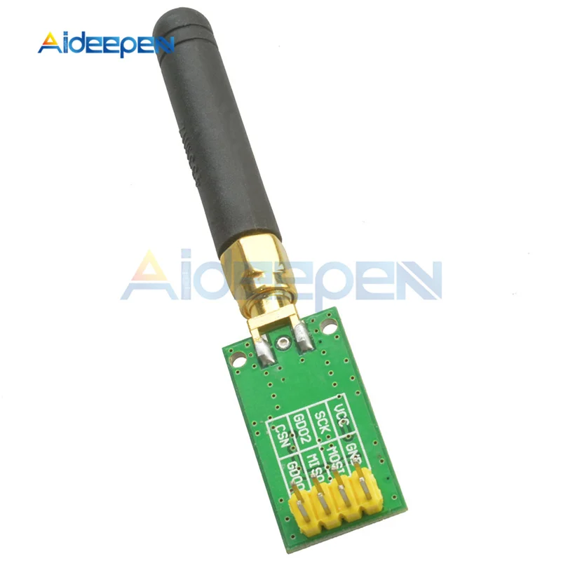 CC1101 ไร้สาย RF Transceiver Board 315/433/868/915MHZ SMA เสาอากาศไร้สายโมดูล 1.8-3.6V 30mA GFSK MSK Modulation