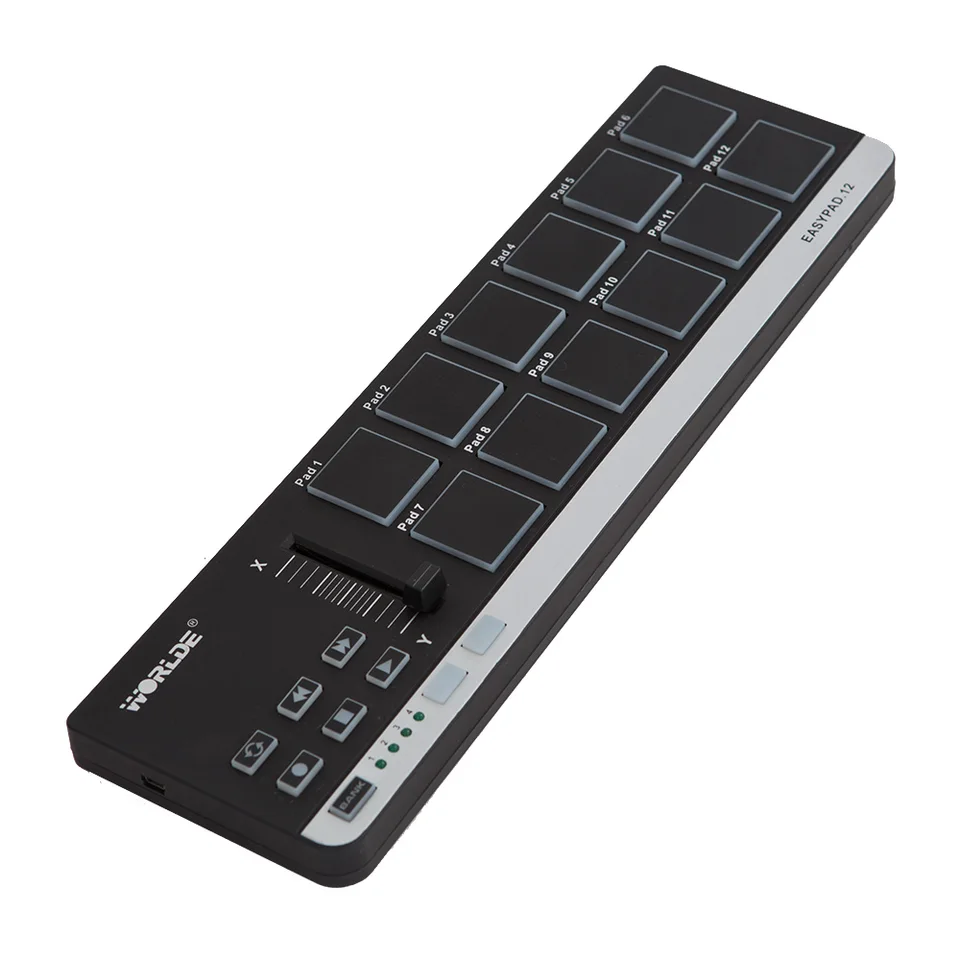 Worlde easypad.12ドラムパッドmidiコントローラーポータブルミニmidi
