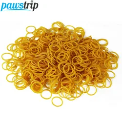 200pcs/lot Mini Pet Dog Rubber Bands Diameter 10mm Grooming Dog Hair Bands