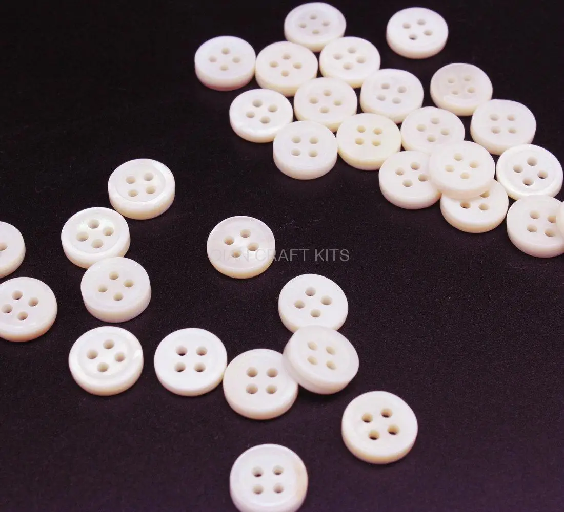 500pcs Bulk Lot brand new vintage style Small Mother of Pearl Buttons 3/8