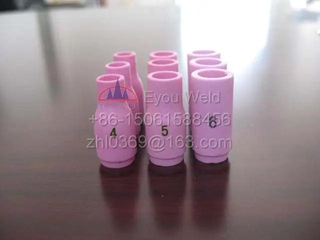 20pcs 13N08 4# Nozzle For Welding Torch WP9 WP20 - ceramic TIG Welding Consumables WP-9 WP-20