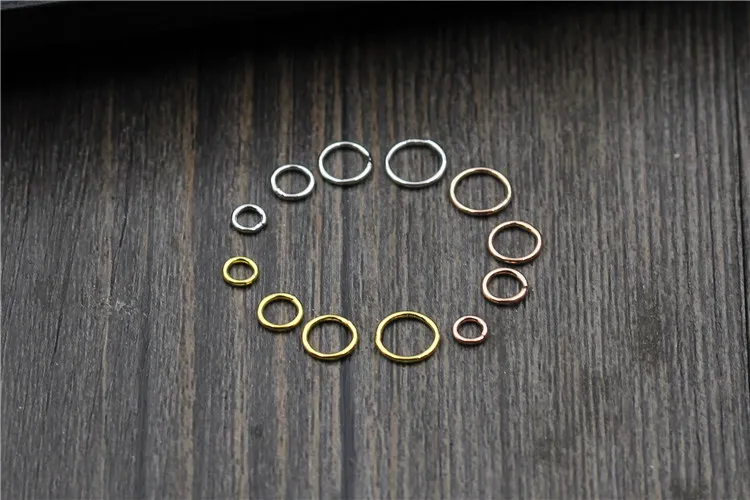 5pcs/lot 100% 925 Sterling Silver Close Jump Rings 4mm 5mm 6mm 7mm Round Ring Connectors DIY Women Jewelry Making Accessories