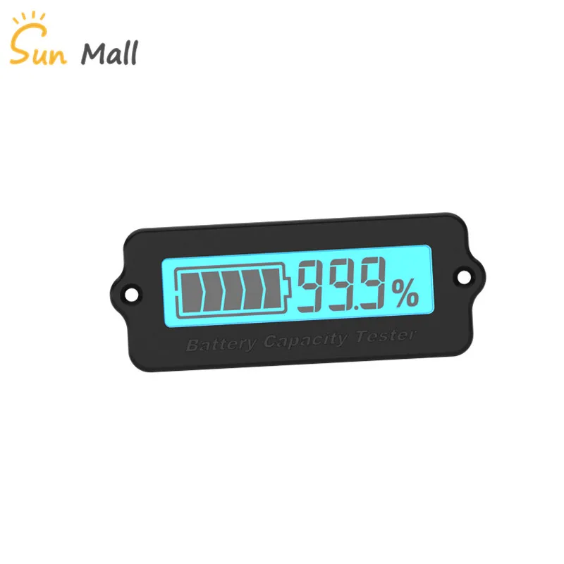 

12V 24V 36V 48V Lead-Acid Battery LY6N Recessed Battery Capacity Indicator Tester Voltmeter blue Light battery charge indicator