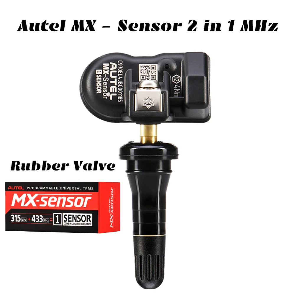 Autel mx-sensor 433 315mhz tpms sensor maxtpms monitor de pressão dos pneus testador ferramentas de reparo dos pneus scanner programação mx-sensor