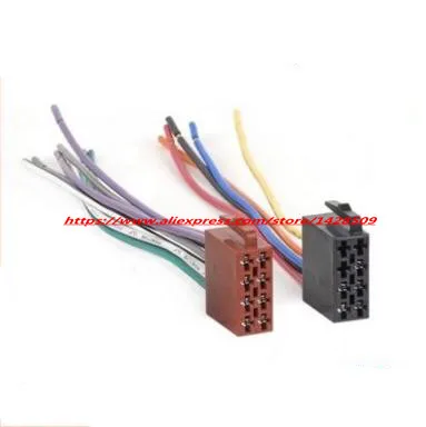 5 set Universal  ISO 10487  Adapter Connector Cable Radio Wiring car radio iso connector  Kit  Auto Car CD Stereo System