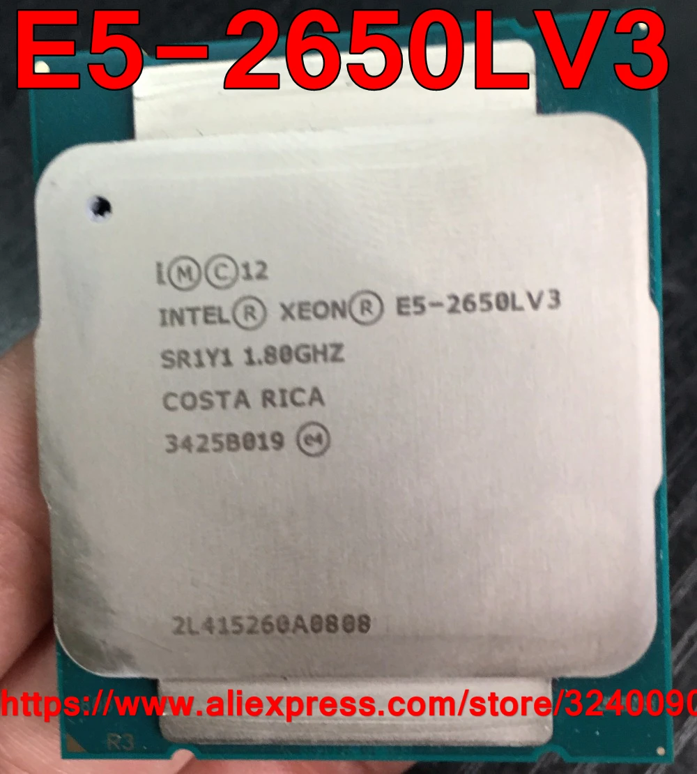 

Intel Xeon CPU E5-2650LV3 QS version 1.8GHz 12-Core 30M 65W LGA2011-3 E5-2650L V3 processor E5 2650LV3 free shipping E5 2650L V3