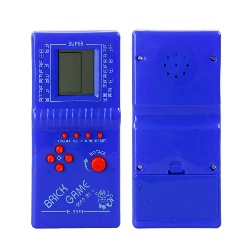 Cdragon Classic Childhood Tetris Handheld Game Players LCD Electronic Games Toys Game Console Riddle Educational Toys