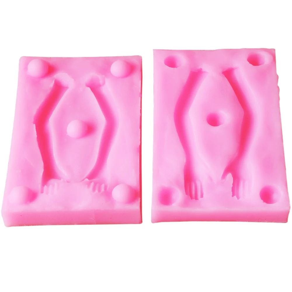 M2070 3D Silikon Hands Shaped Cake Silicone Molds Human Body Creating Men Cake Decorating Tools Kitchen Pastry Baking Tool