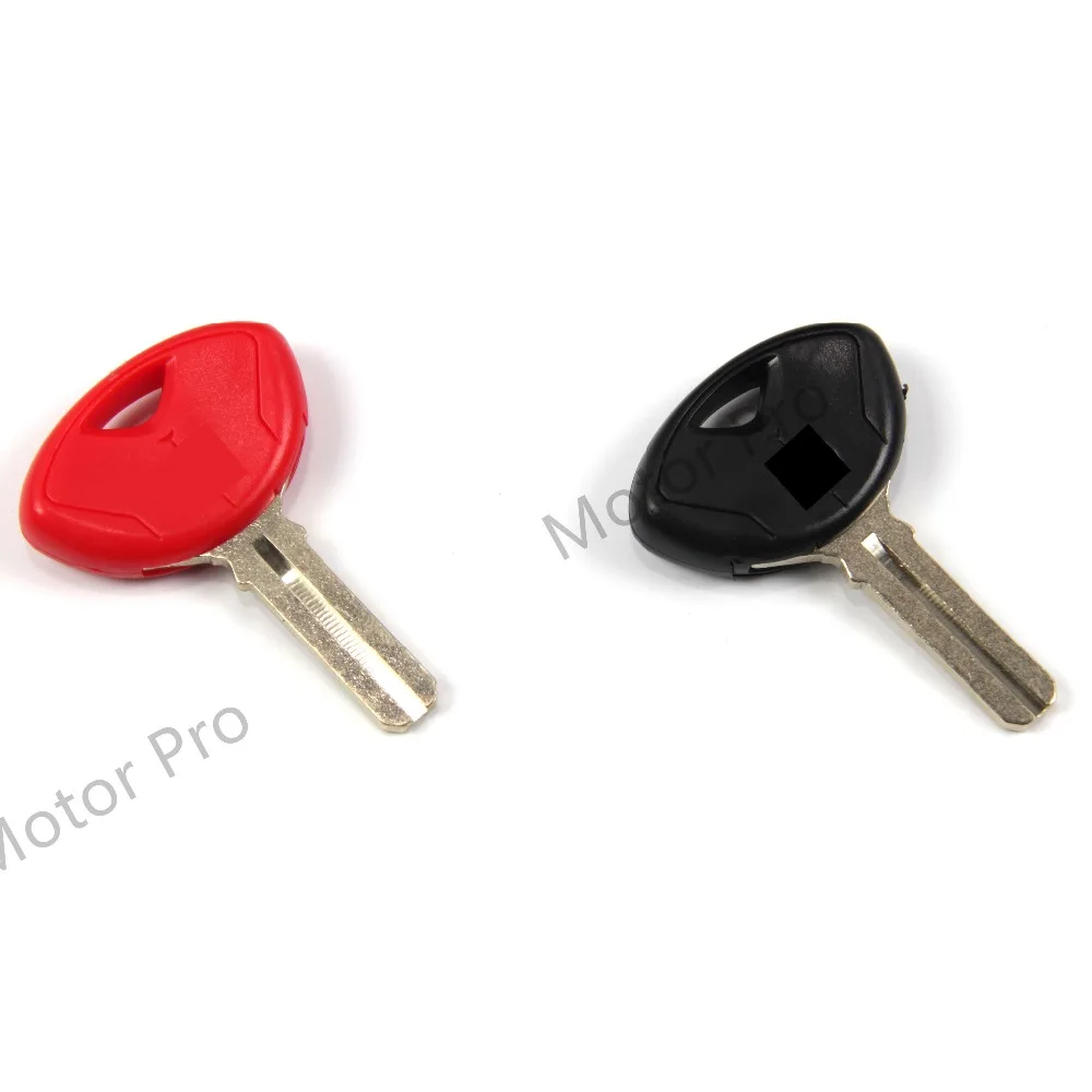 

Uncut Blade Blank Key For BMW R1200R K1300S R1200GS K1200GT Motorcycle Replacement Accessories Aluminum Red BLACK