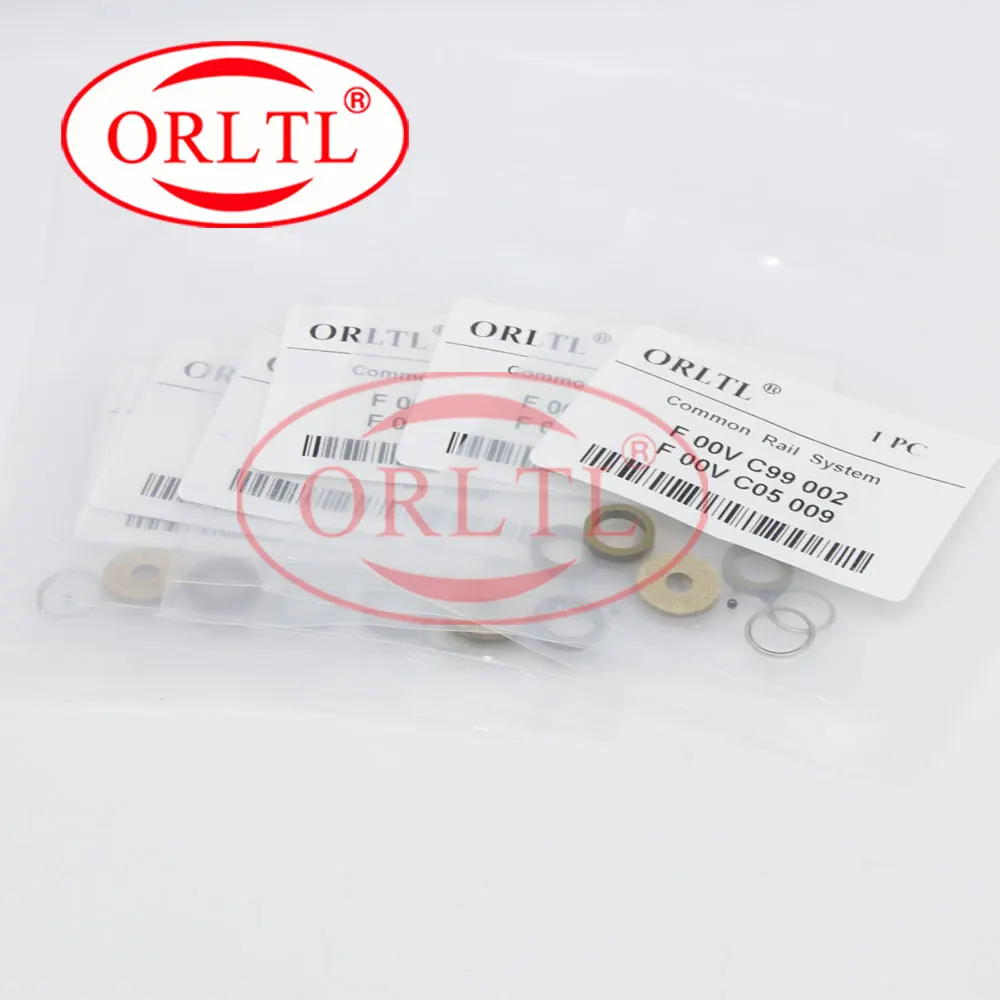 10bag  FOOVC99002 With FOOVC05009 Common Rail Injector Sealing Rings Fuel Injection Black Ball Repair Kits For 0445110 Nozzle
