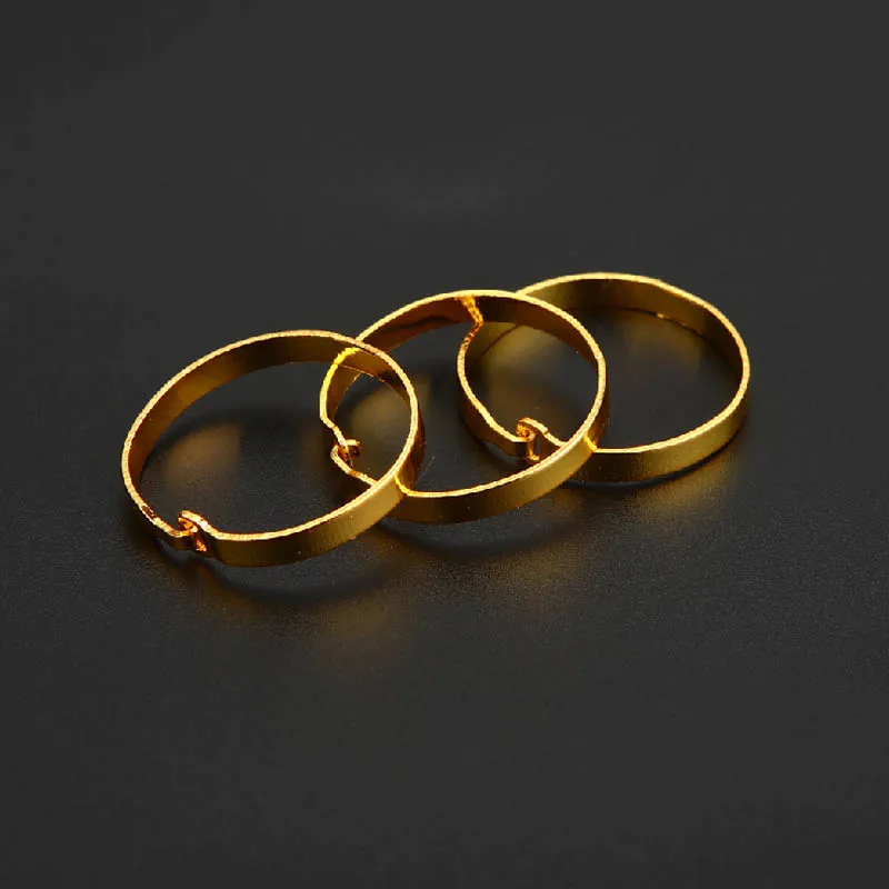 Flat Opening Circle Metal Book Rings Binder Ring Gold Sliver Hinged Keychain Ring Scrapbook Craft Photo Album Scrapbook Split