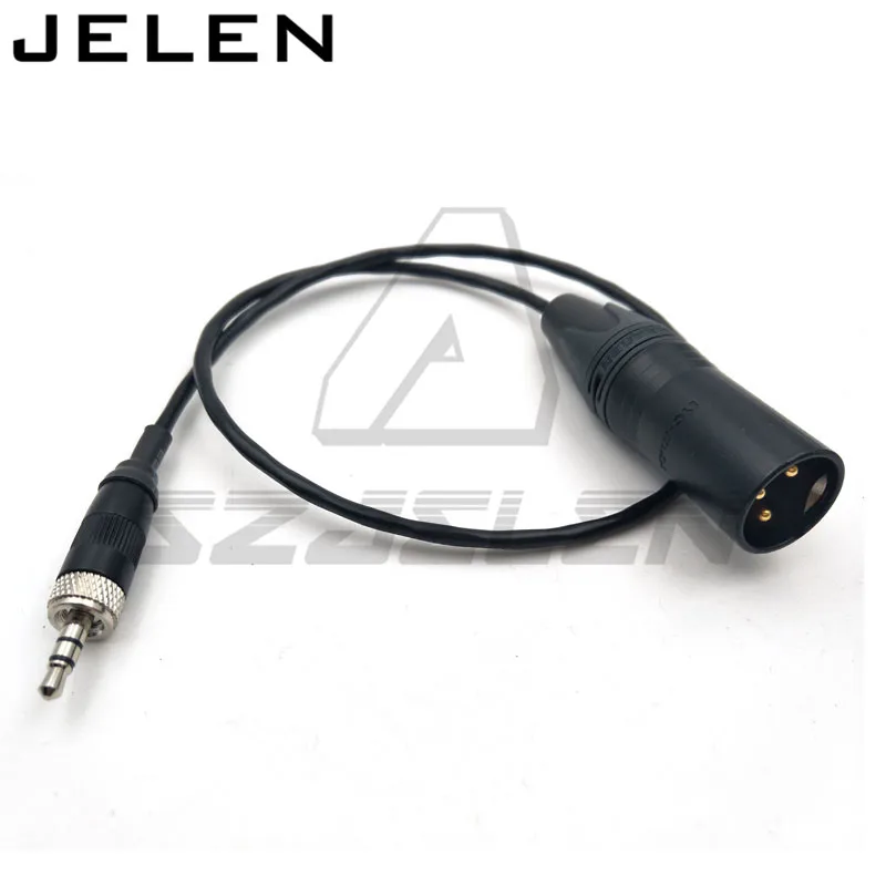 3.5 audio plugs to XLR 3 pin Male for Sony D11 audio cable ,  Sound equipment recording conversion line, 50cm