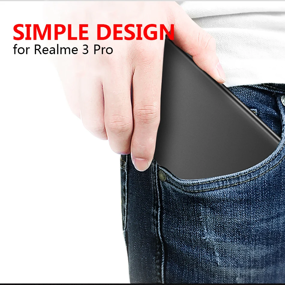 Realme 3 Pro Soft TPU Case Ultra Thin bumper case for For OPPO Realme 3 Pro case cover frosted Shockproof covers for Realme 3