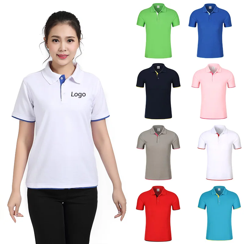 Custom Polo Shirt Customized Printing Design Photo Logo Customized Uniform  For Company Team Unisex Short Sleeve Cotton Polos image 2