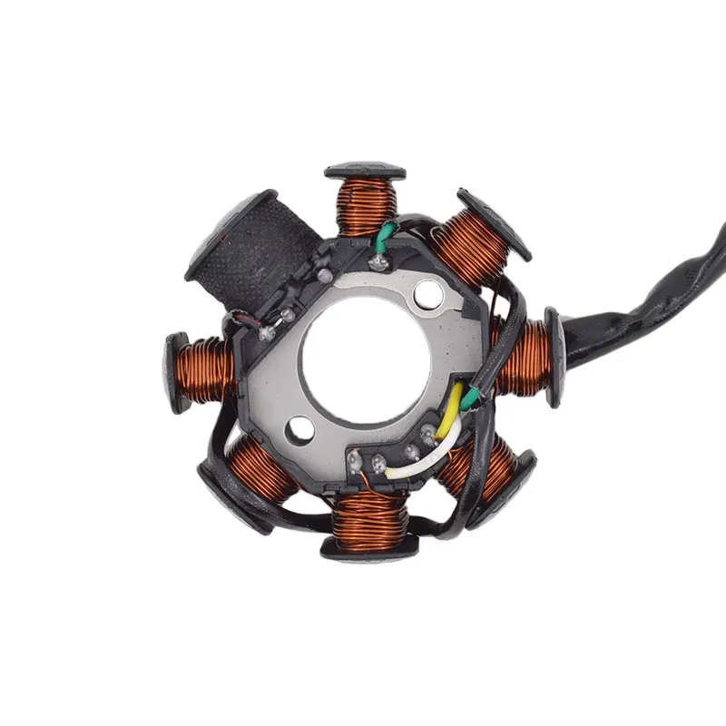 Motorcycle 8 Poles Half Wave DC For GY6-125 GY6-150 GY6 125 150 152QMI 157QMJ Magneto Stator Coil Generator Spare Parts