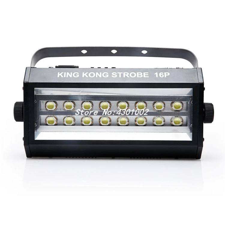 High Power 400W Flash Super Bright DMX512 SOUND Control 16 LED Stroboscope 400W Strobe Lamp Party Disco DJ Lighting Strobe Light